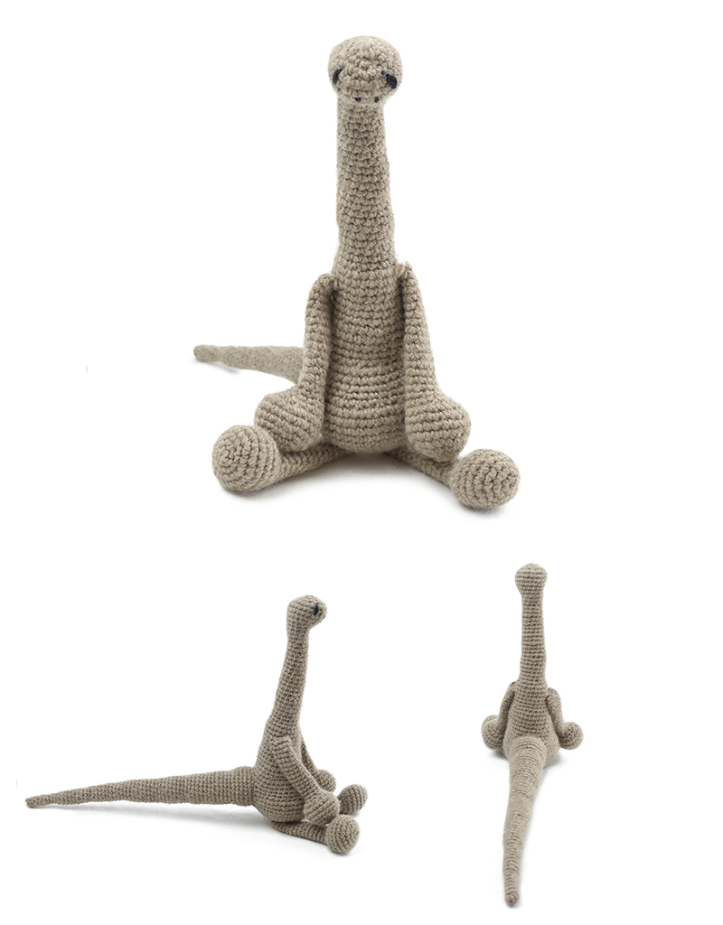 toft ed's animal dippy the diplodocus amigurumi crochet